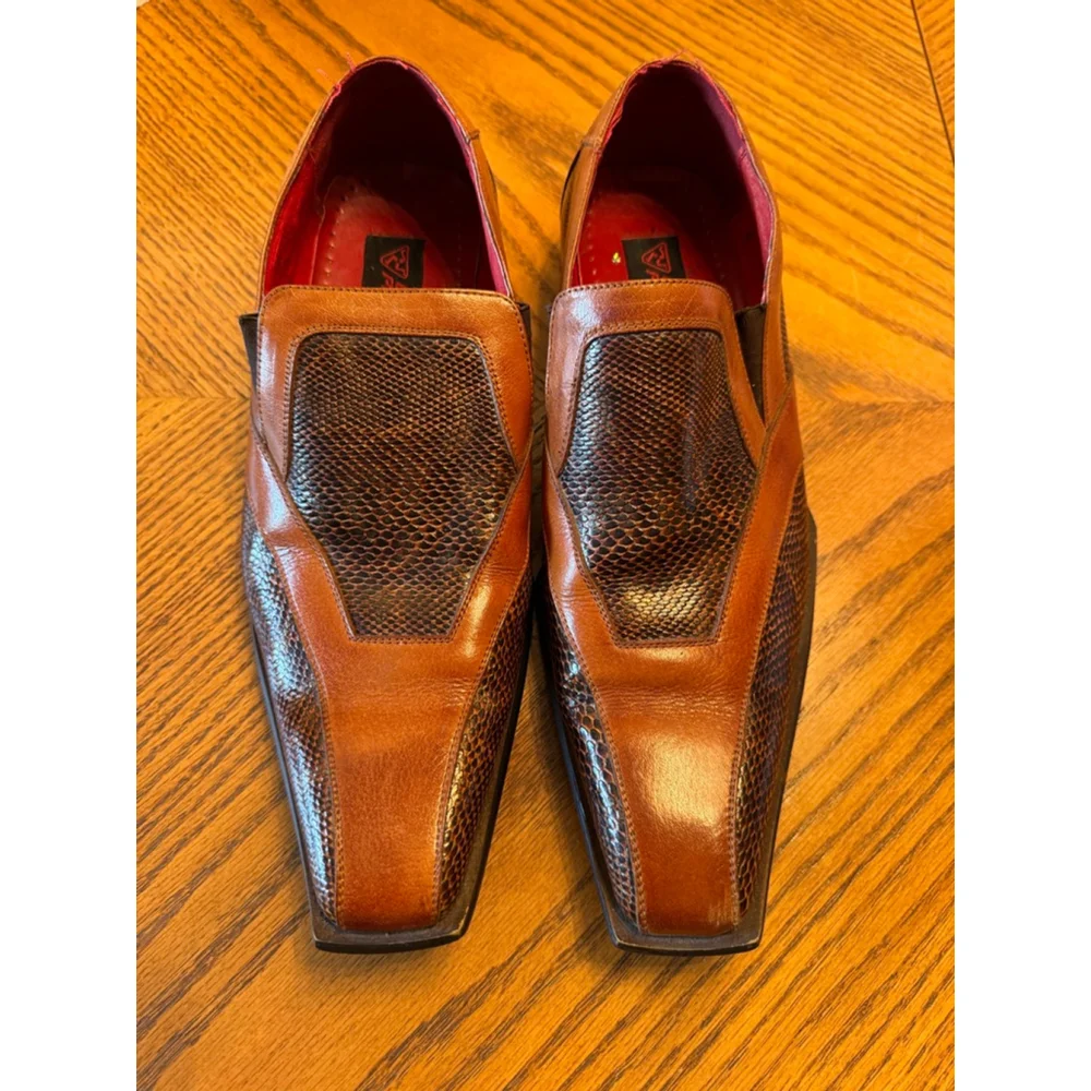Men’s Umberto Pellegrini Loafers Size 9 Brown